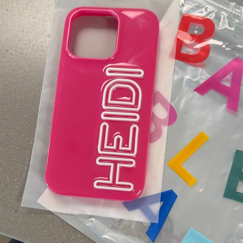Bauble bar custom HEIDI phone case 
iPhone 14 PRO